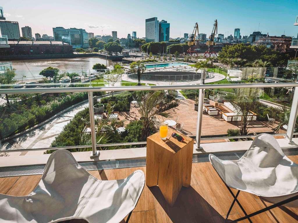 Sls Buenos Aires Puerto Madero Hotel Szoba fotó View from the rooftop